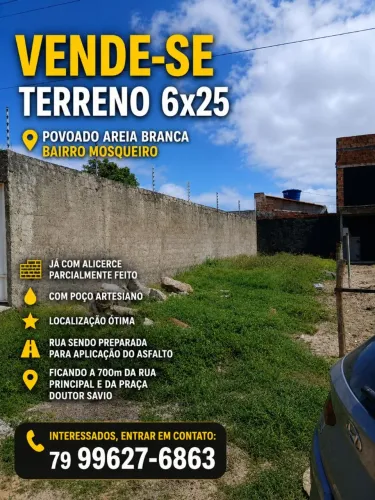 Terreno 6x25 ótima localização