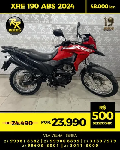 Moto Honda XRE 190 2024