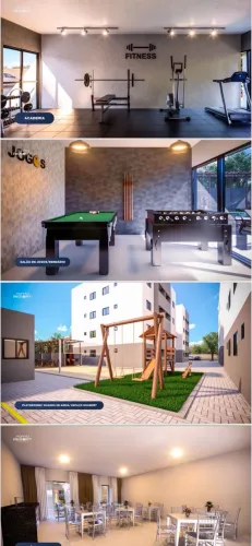 Apartamento no condomínio Porto Resort