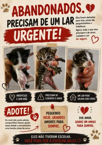 Doação de gatinhos 