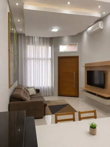 Casa de condomínio para venda tem 160 metros quadrados com 3 quartos