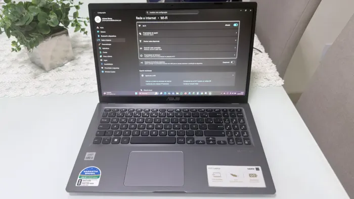 Notebook Asus core i5 15,6 polegadas, SSD 256gb, 8gb ram