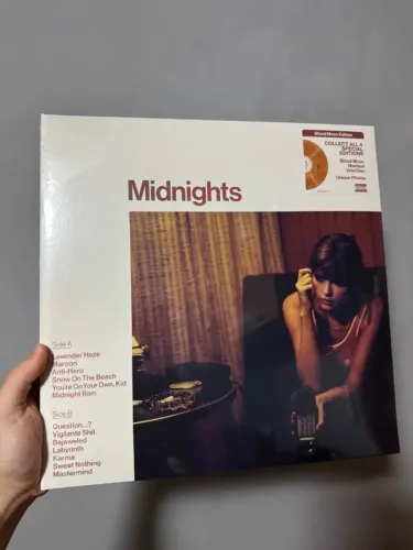 Vinil Midnights (Blood Moon Edition) - Taylor Swift - Novo(Lacrado)