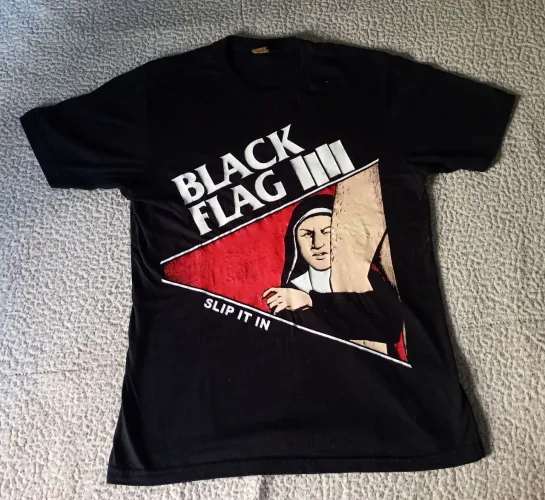 Camisa Black flag tam P