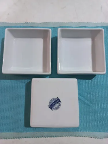 Vintage conjunto 3 peças de tigela pequena porcelana Germany 