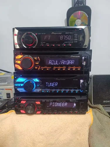 Aparelhos Pioneer ( Todos com Bluetooth no auxiliar - Pega controle de longa distância)