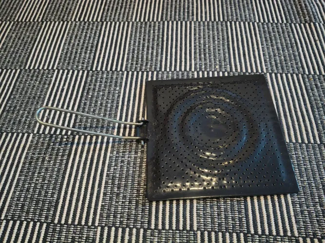 Chapa de ferro para banho maria