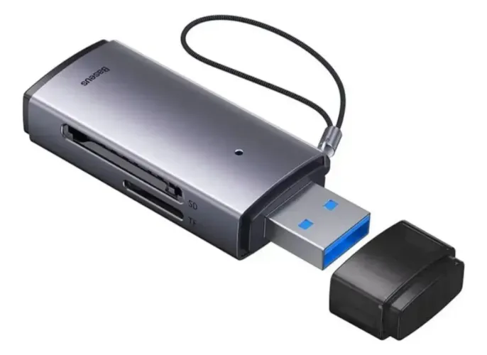 Leitor de cartão SD/ Micro SD USB 3.0 Baseus