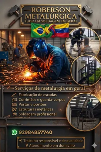 Realizamos serviços de soldagem em sua residência.
