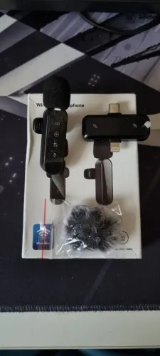 Microfone de Lapela com protetor