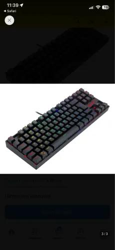 Teclado mecânico magnético 