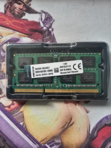 Memória RAM Kingston 8GB DDR3L 1600MHz Notebook