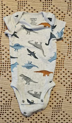 Body Carters original tamanho 0 a 3/estampado