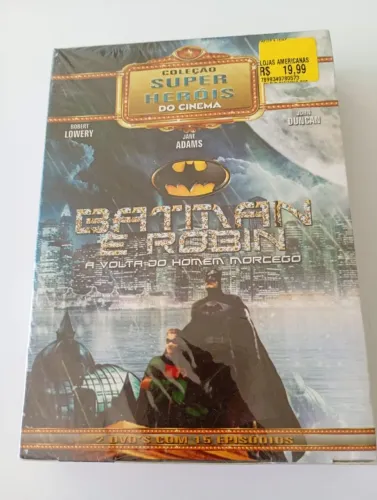 DVDs histórico do Batmam e Robin 1943 e 1949, lacrado!!
