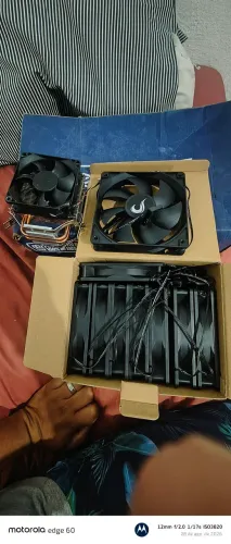 Kit de ventoinhas 120mm pretas sem led