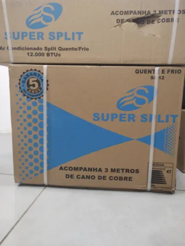 Ar condicionado split 12.000 BTUs Novo na caixa classe A