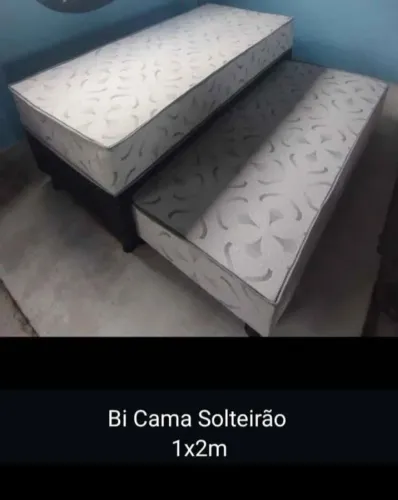Promoção!de Bi cama solteirão 2x1 e Bi cama solteiro, Bi cama  casal padrão molas ensacada