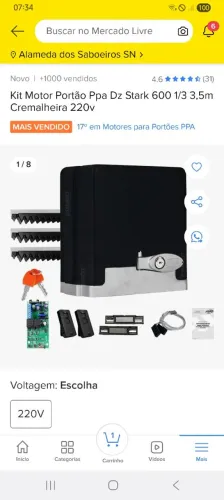 Motor novo 400 reais