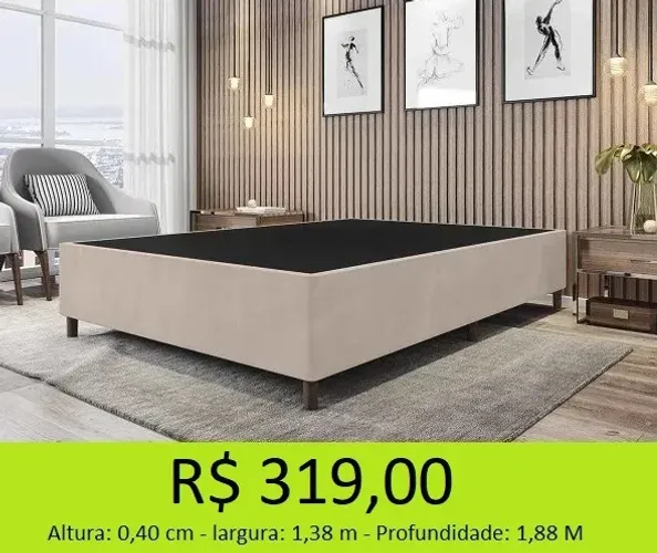 BOX CASAL -DISPONIVEL EM 3 CORES - OTIMA QUALIDADE - RETIRE HOJE MESMO