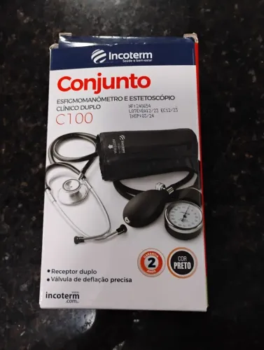 Kit aparelho de pressão + estetoscópio