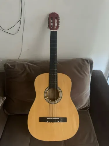 Violão com coda de Nylon para iniciantes, junto com capô traste