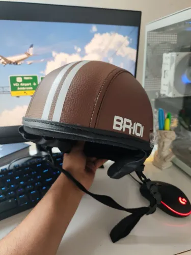 Capacete retro para scooter eletrica 
