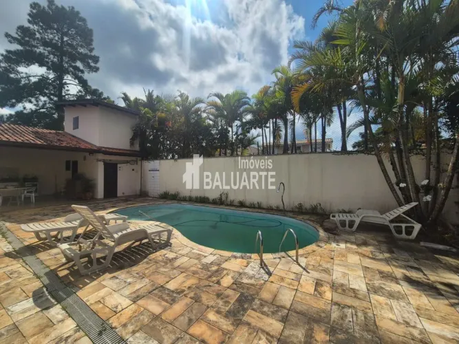 Linda casa para locação com piscina, sauna e 3 dormitórios ? pronta para morar, em excelen