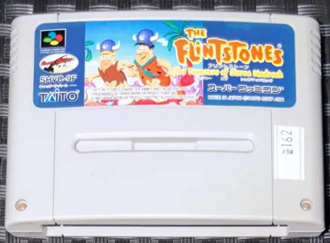 The Flintstones: The Treasure of Sierra Madrock Original SNES Nintendo SFC