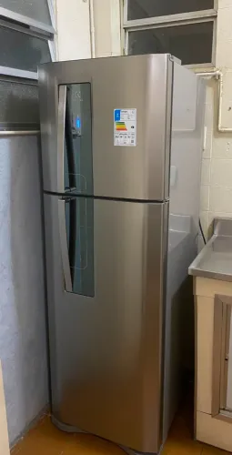 Geladeira duplex inox electrolux 382L