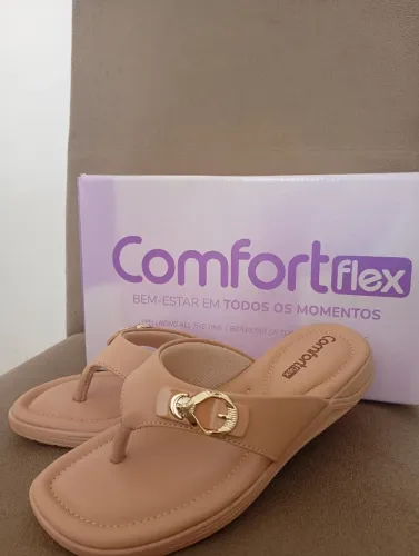 Sandália Ortopédica Almofadada ComfortFlex Ultra Macia
