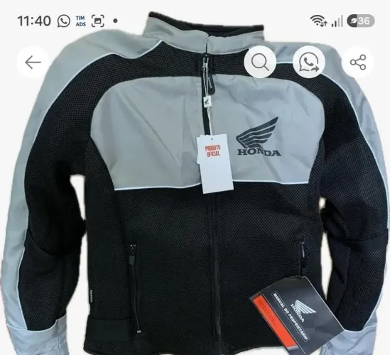Jaqueta moto Honda warteproof original