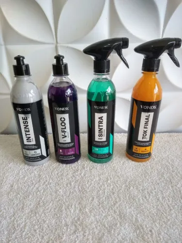 Kit Estética Automotiva Vonixx completo 7 Itens