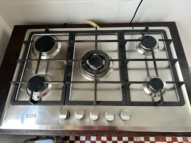 Cooktop Eos Gás 5 bocas
