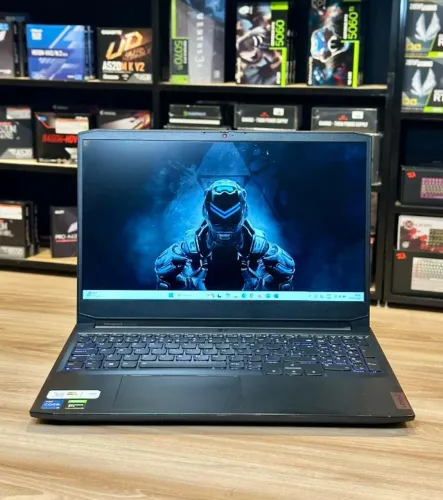Notebook Lenovo Gaming i5 11300H + Gtx 1650 16GB de ram / Seminovo (Loja Física)