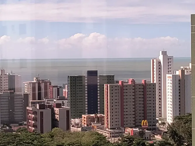 Lindo Flat 28 m² - Bem Localizado do Miramar 1 quarto Sala Banheiro Linda vista panorâm
