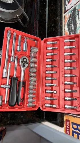 ? KIT DE FERRAMENTAS 46 PEÇAS - COMPLETO