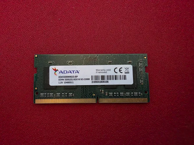 Memória ram ddr4 notebook adata 8gb funcionando