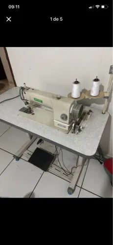 Máquina industrial reta siruba