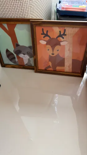 Kit 2 quadros decorativos infantis 