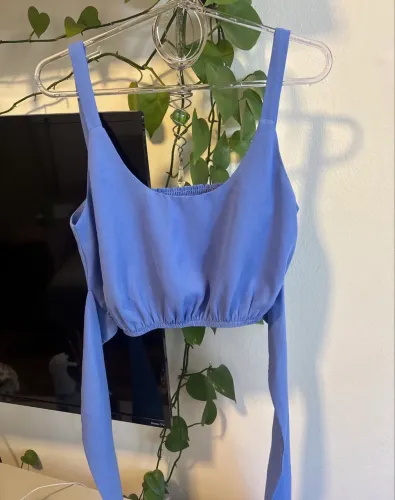 cropped morena rosa azul p