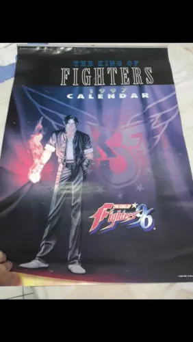 posters de época relíquia kof calendário