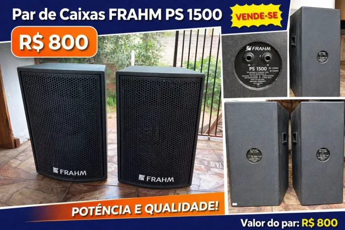 Caixa de som frahm 