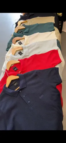 Camisas polos texturizadas Hugo Boss linha Premium