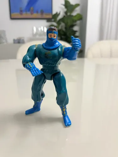 Power Ranger Azul Ninjetti - Bandai - 1995 - 13 cm