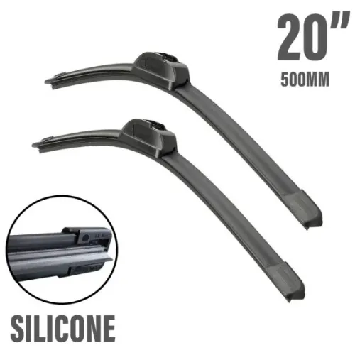 Par de palheta de silicone para carro