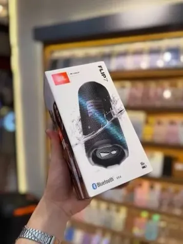 JBL Flip 7 Preto e Azul 