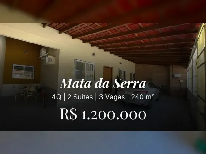 Linda casa em condomínio na Mata da Serra Pronta para morar!