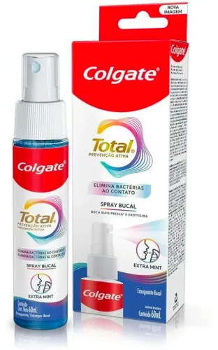 Spray Bucal Colgate Total com Agentes Antibacterianos 60ml