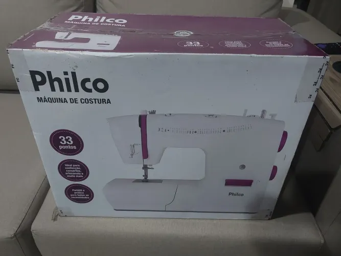 Máquina de Costura Portátil Philco
