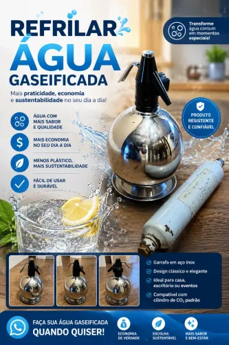 REFRILAR - Água Gaseificada em Casa!